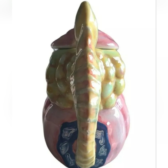 Strata Group Lidded Tea Creamer Coquille Multi Colored Handle Painted - Picture 6 of 9